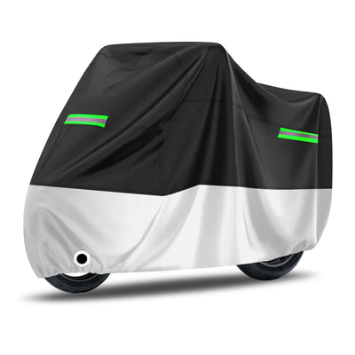 Housse de protection solaire imperméable pour moto avec réfléchissant la nuit