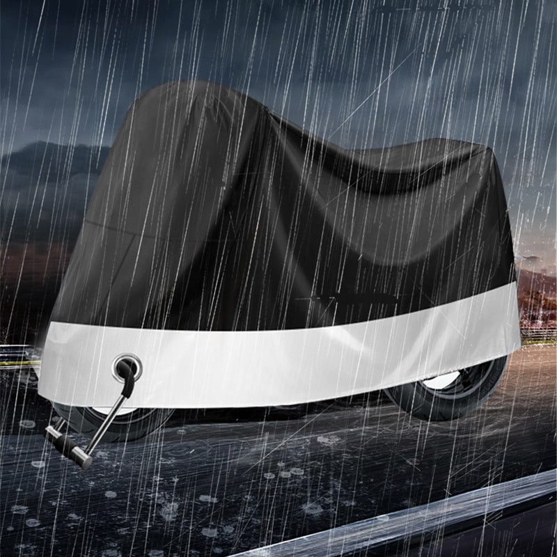 Housse de protection solaire imperméable pour moto avec réfléchissant la nuit