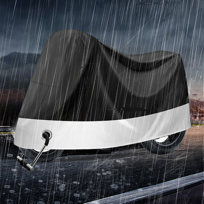 Housse de protection solaire imperméable pour moto avec réfléchissant la nuit