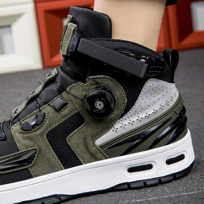 Bottes de croiseur de moto punk 