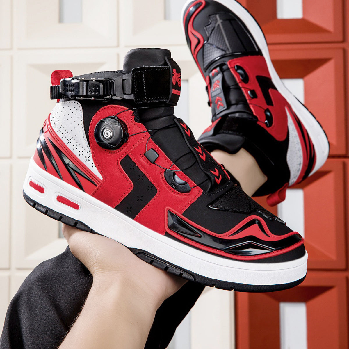 Bottes de croiseur de moto punk 