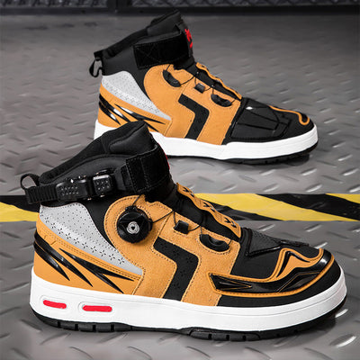 Bottes de croiseur de moto punk 
