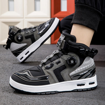 Bottes de croiseur de moto punk 