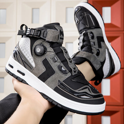 Bottes de croiseur de moto punk 