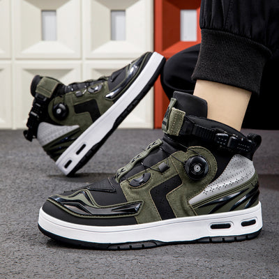 Bottes de croiseur de moto punk 