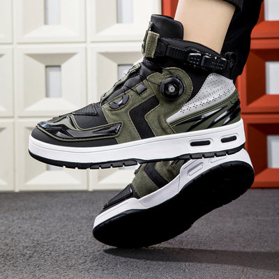 Bottes de croiseur de moto punk 