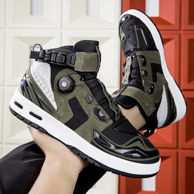 Bottes de croiseur de moto punk 