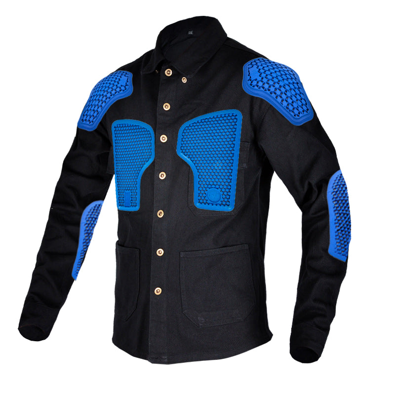 Chemise d'équitation blindée pour moto