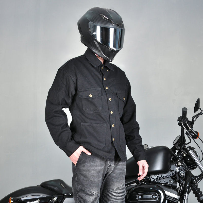 Chemise d'équitation blindée pour moto