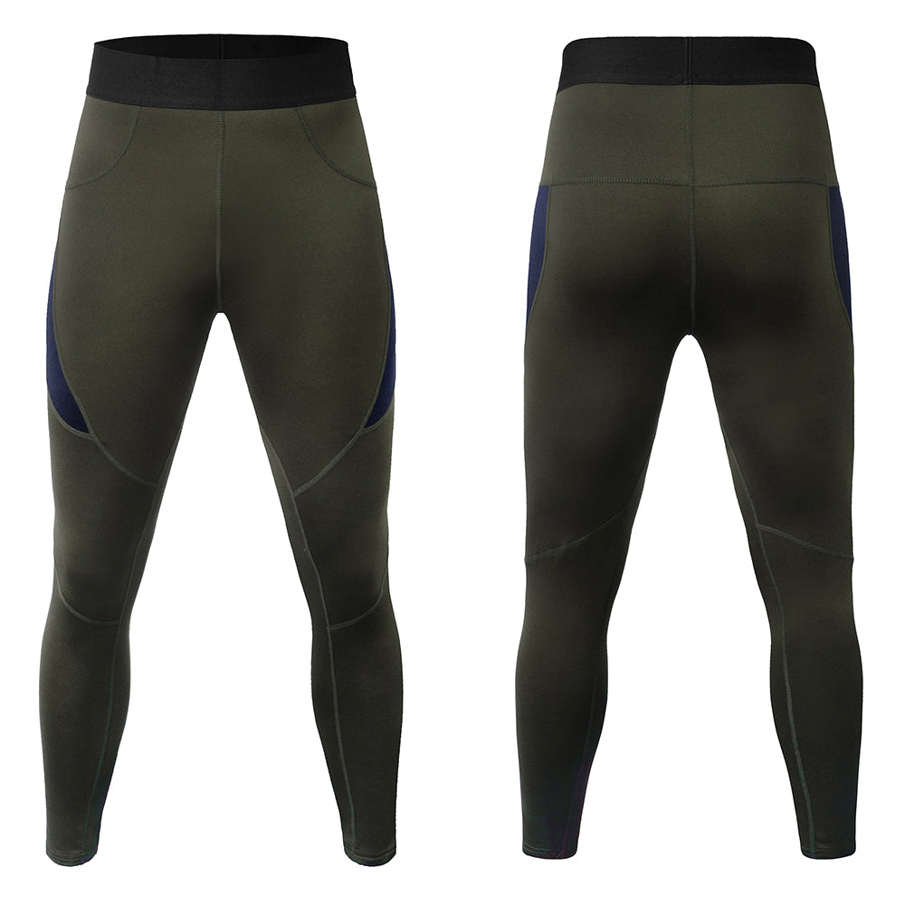 Men's Fleece-lined Thermal Underwear Set