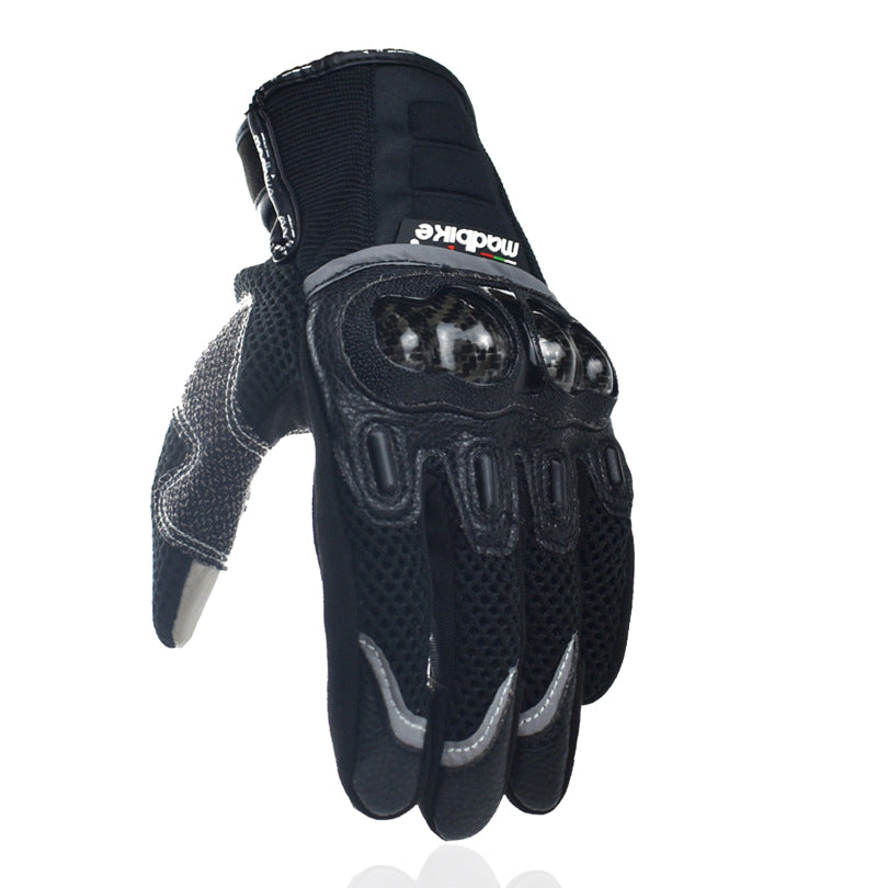 Motorcycle Riding Gloves with Hard Knuckle Protection