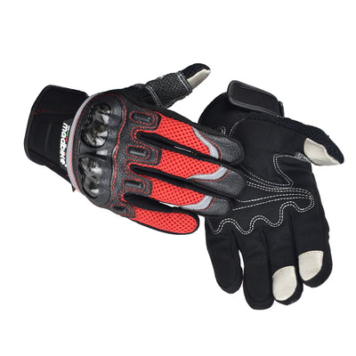 Motorcycle Riding Gloves with Hard Knuckle Protection