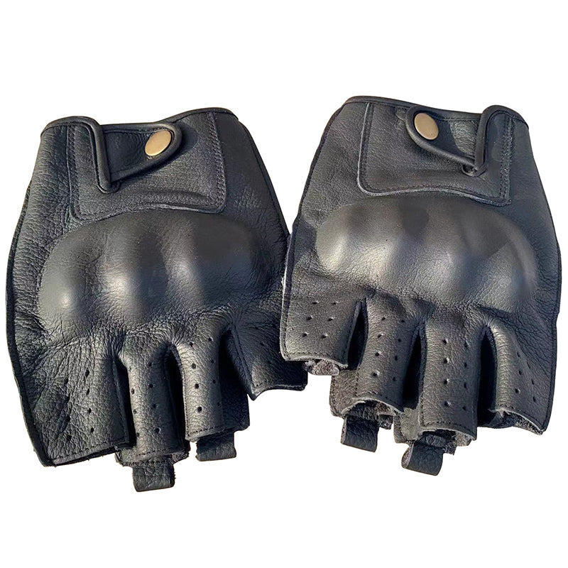 Retro Motorcycle Cowhide Leather Gloves