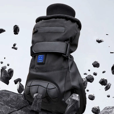Gants de moto à doublure chauffante électrique rechargeable pour hommes