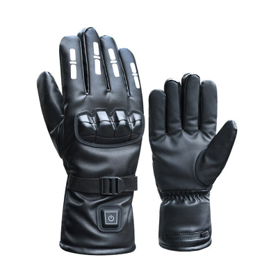 Gants de moto à doublure chauffante électrique rechargeable pour hommes