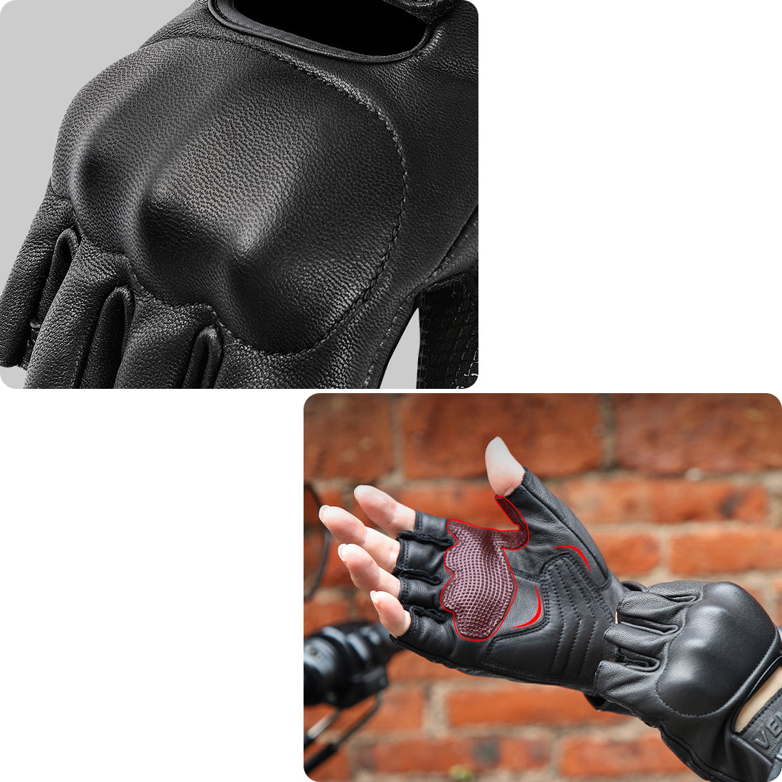 Gants de moto respirants d'été