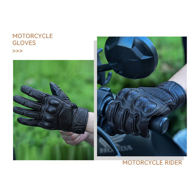 Gants de moto en cuir pour toutes les saisons