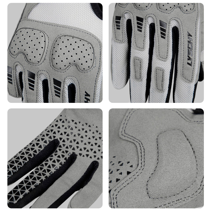 Gants de moto en cuir pour toutes les saisons