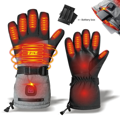 Gants de moto d'hiver chauffés par batterie intelligente