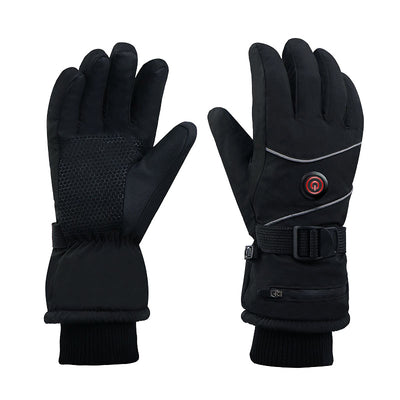 Gants de moto à doublure chauffante électrique rechargeable pour hommes