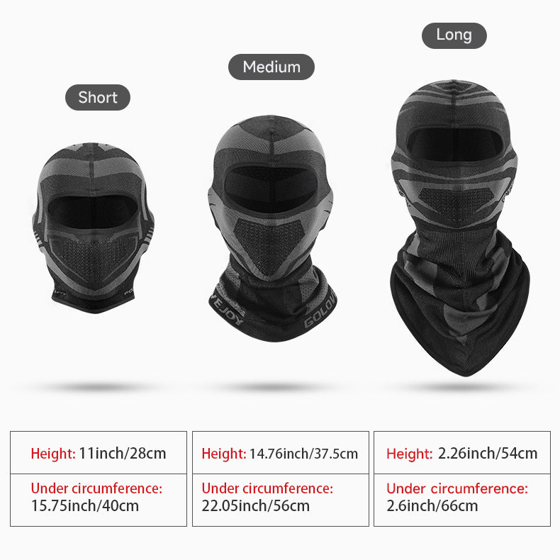 High Elastic Motorcycle Riding Mask Breathable Sweat Absorption