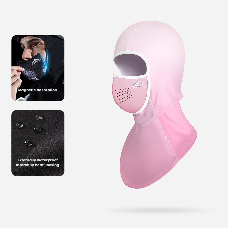 Winter Magnetic Full Face Mask Warm Windproof