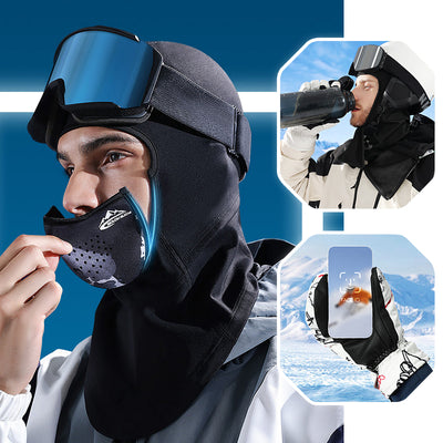 Winter Magnetic Full Face Mask Warm Windproof