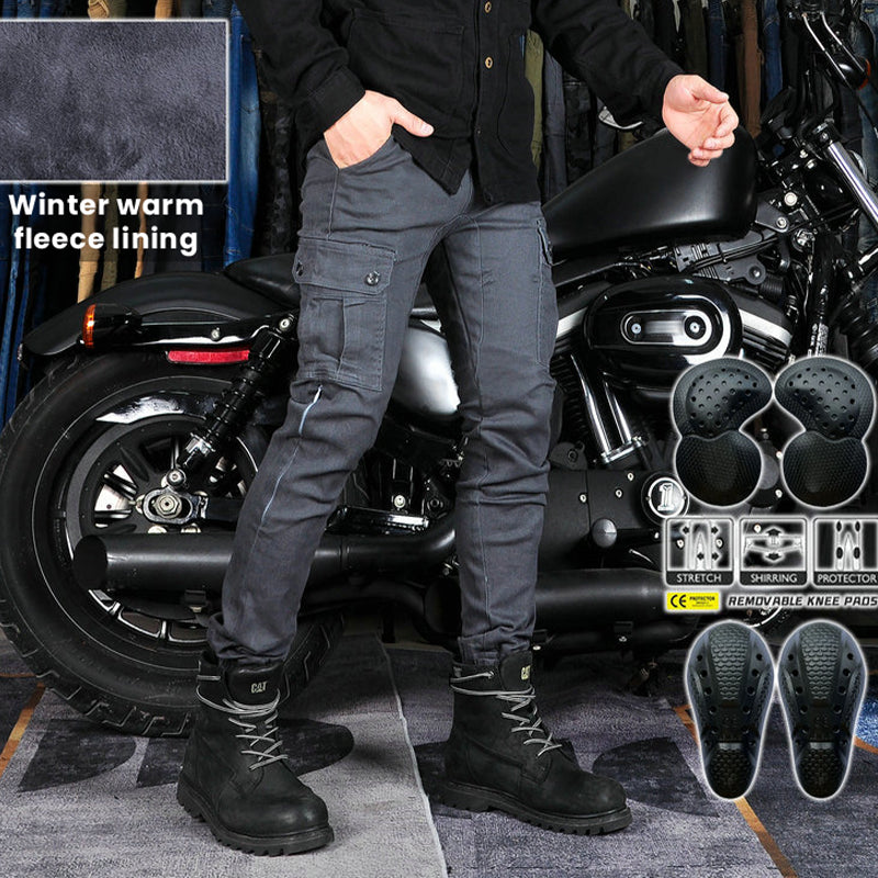 Pantalon cargo chaud pour moto d'hiver