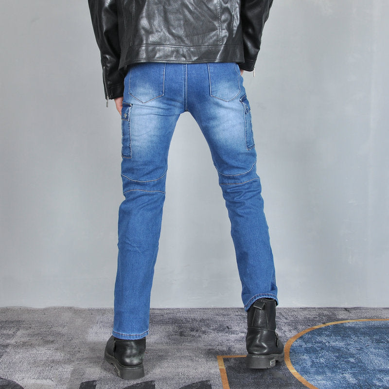 Fierce 4 Men Motorcycle Winter Plus Jean en velours