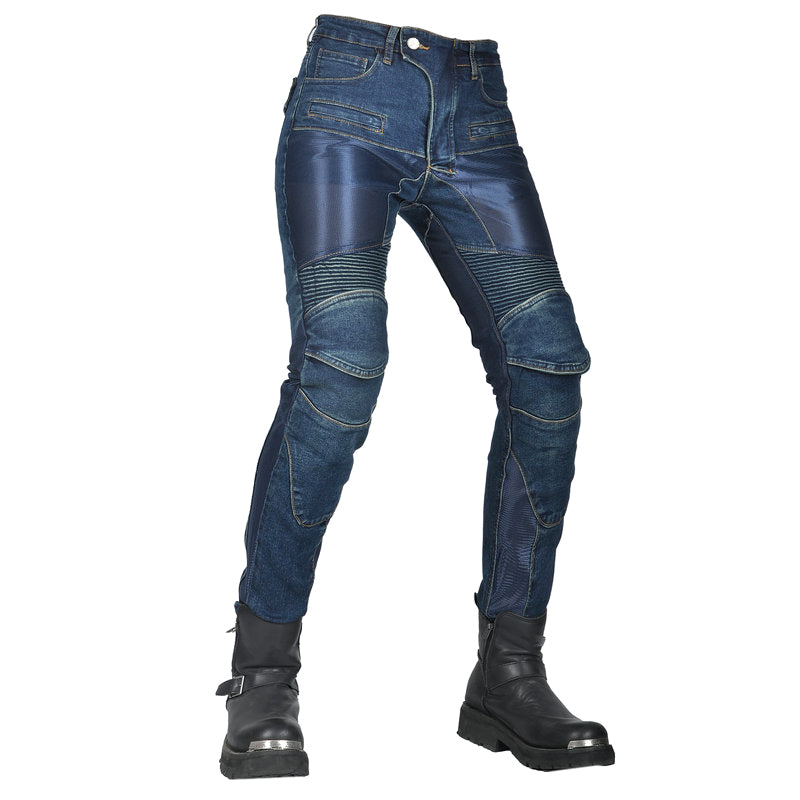 Pantalon de moto enduit multi-poches pour hommes