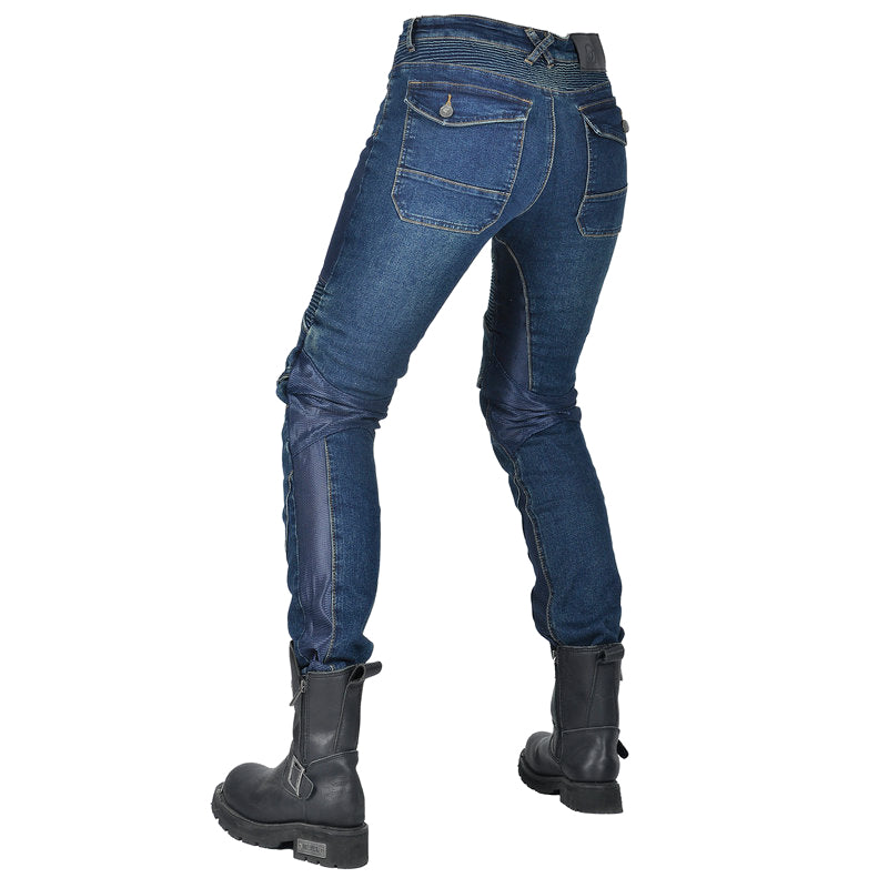 Pantalon de moto enduit multi-poches pour hommes