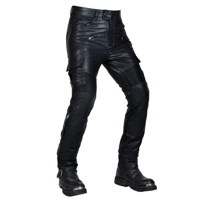 Pantalon de moto enduit multi-poches pour hommes