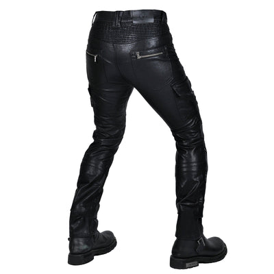 Pantalon de moto enduit multi-poches pour hommes