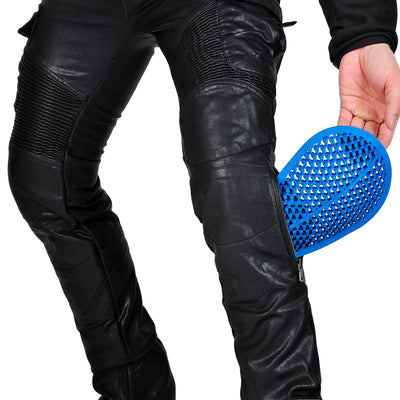 Pantalon de moto enduit multi-poches pour hommes