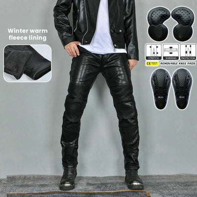 Pantalon de moto enduit multi-poches pour hommes