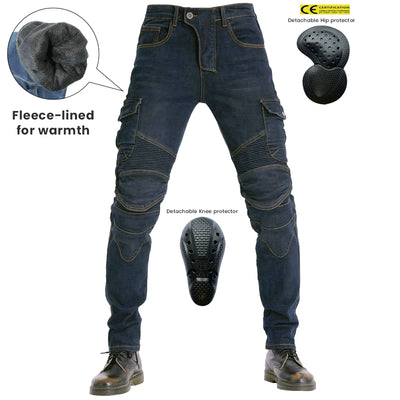 Pantalon cargo chaud pour moto d'hiver