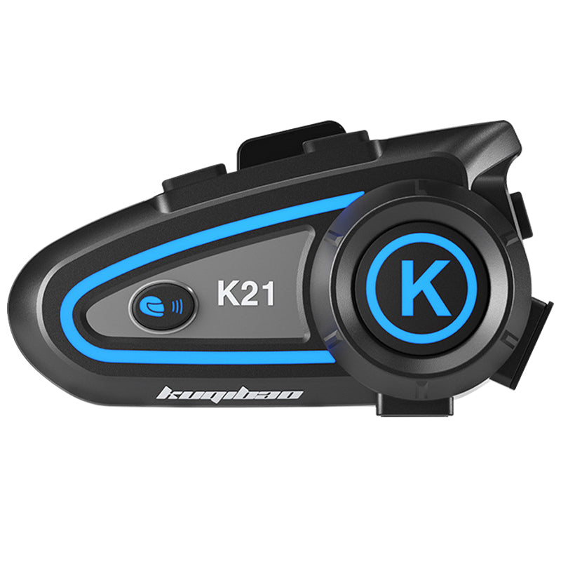 K21 Waterproof Helmet Bluetooth Headset With Three Color Light