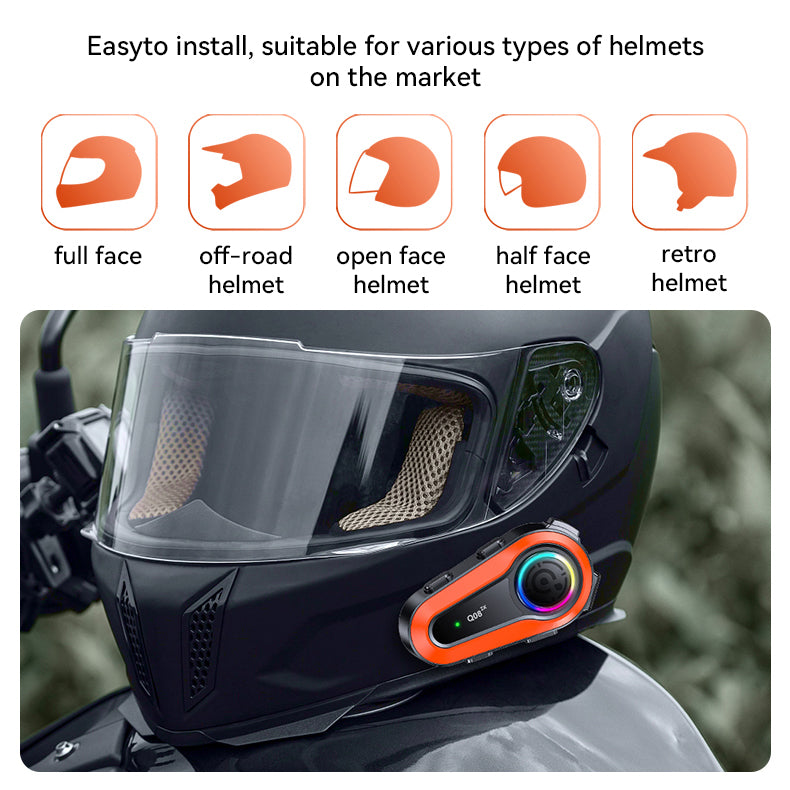 Casque de moto casque Bluetooth multifonctionnel 