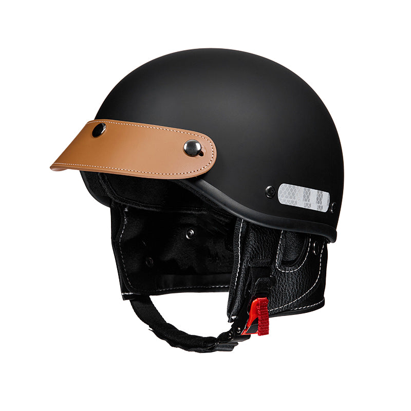 Retro Aristocratic Style Motorcycle Half Face Helmet