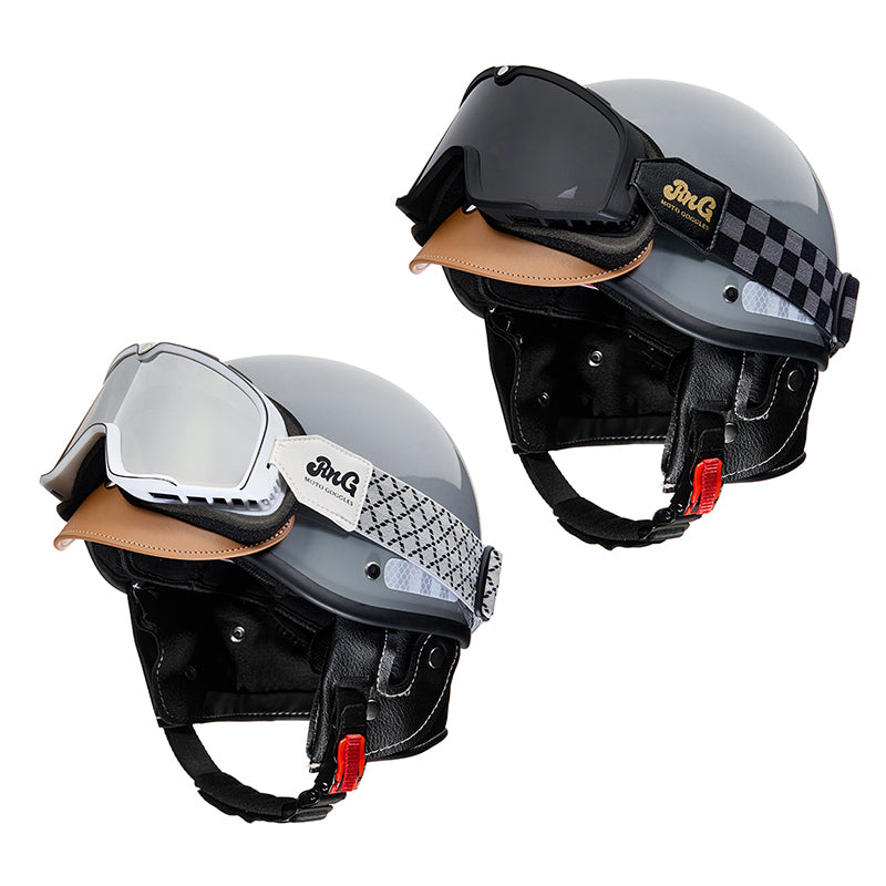 Retro Aristocratic Style Motorcycle Half Face Helmet