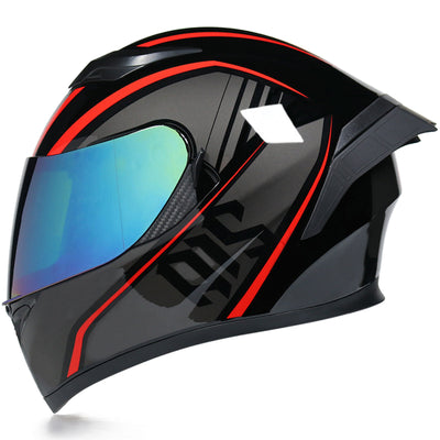 Casque intégral de moto anti-buée 