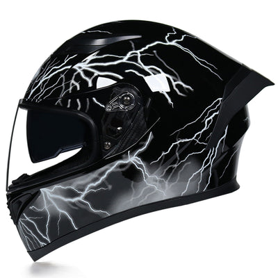 Casque intégral de moto anti-buée 