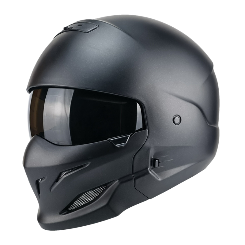 Casque de moto combiné rétro élégant