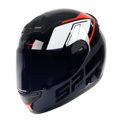 Full Face Motorcycle Helmet with Cool Horns