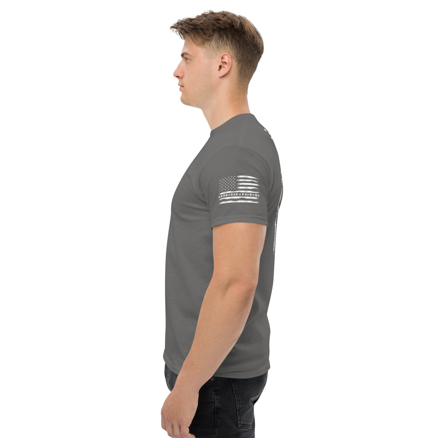 T-shirt drapeau patriotique pour homme