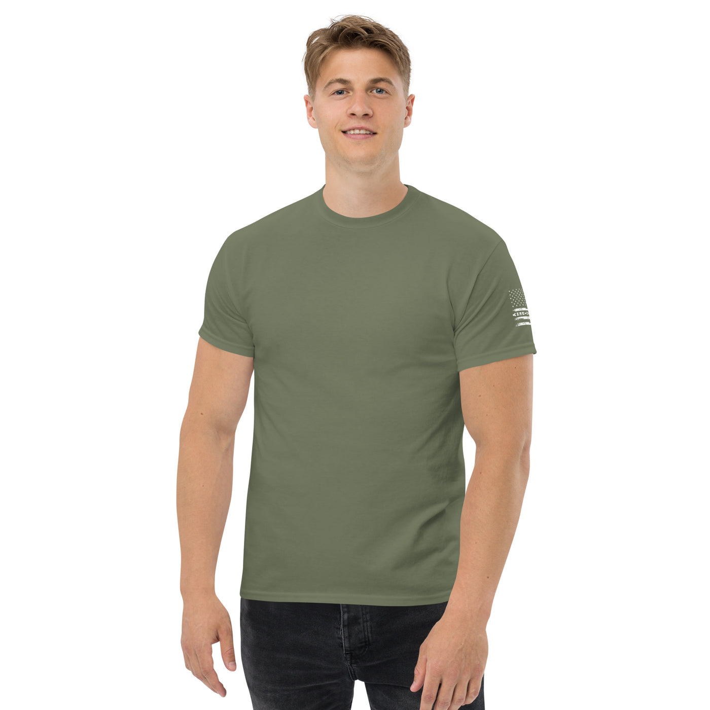 T-shirt drapeau patriotique pour homme