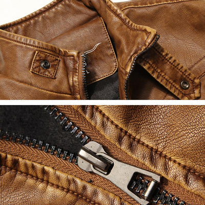 Veste Chopper en cuir Biker Forward