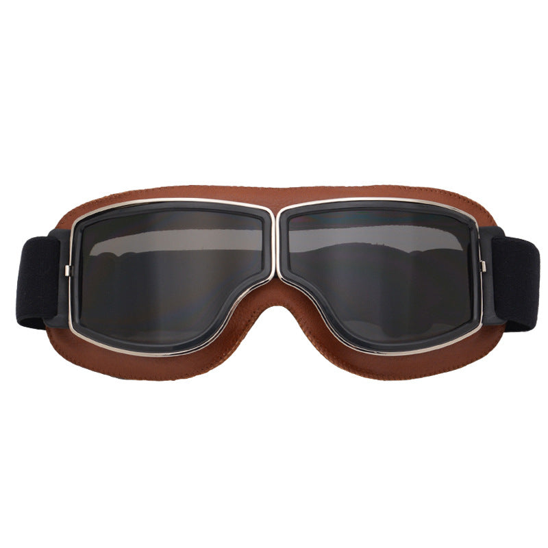 Lunettes de casque de motard vintage