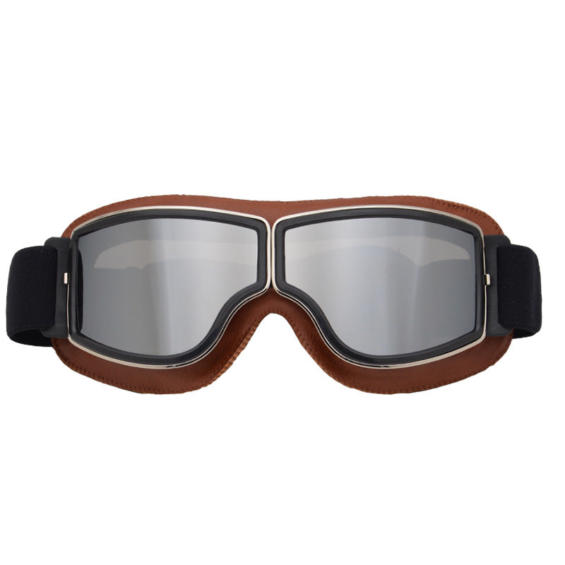 Lunettes de casque de motard vintage