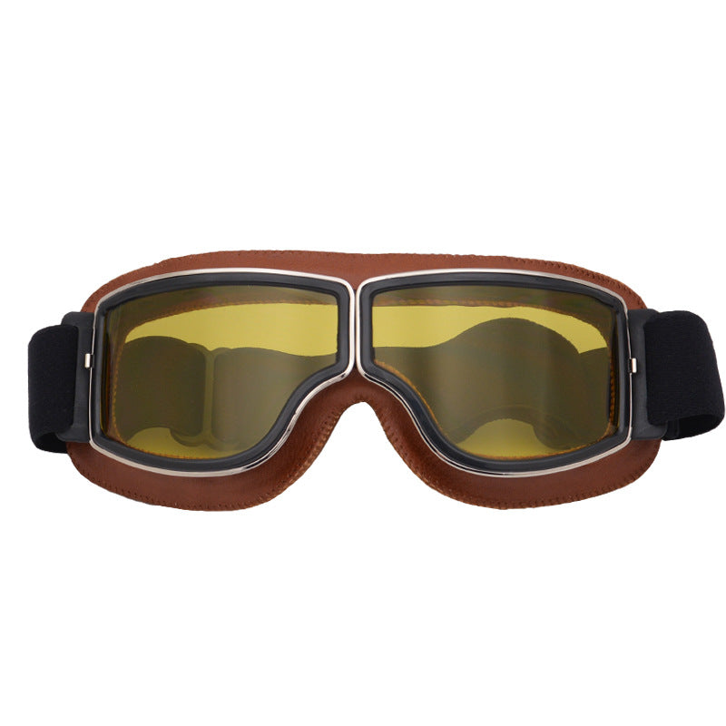 Lunettes de casque de motard vintage